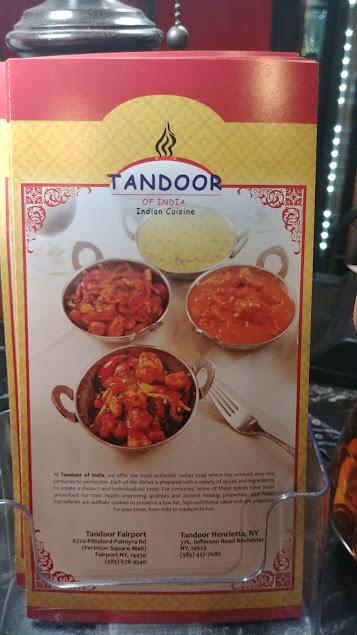 Menu Tandoor Of India Henrietta Ny - 7
