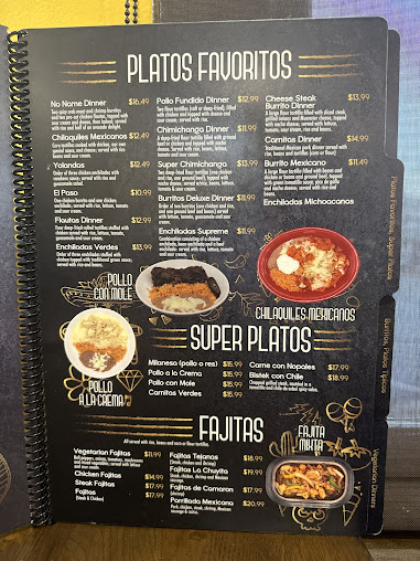Menu Taqueria Chuyita - 3