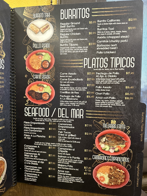 Menu Taqueria Chuyita - 4