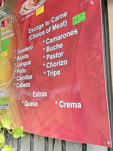 Menu Taqueria El Paisa - 0