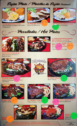 Menu Taqueria El Sol De Mexico - 3
