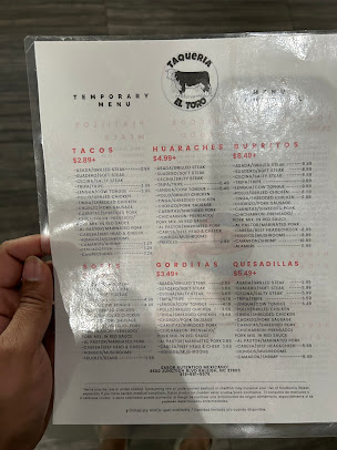 Menu Taqueria El Toro - 6