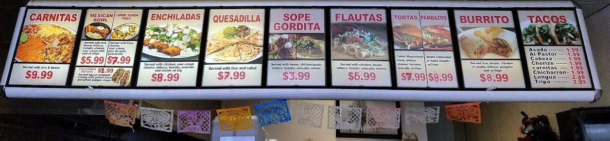Menu Taqueria La Pasadita - 0