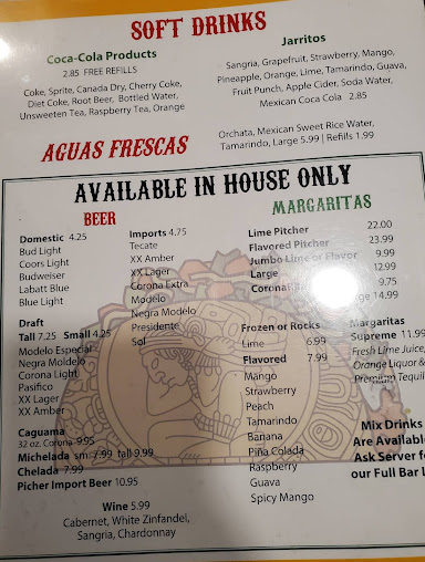 Menu Taqueria Los Mayas - 4