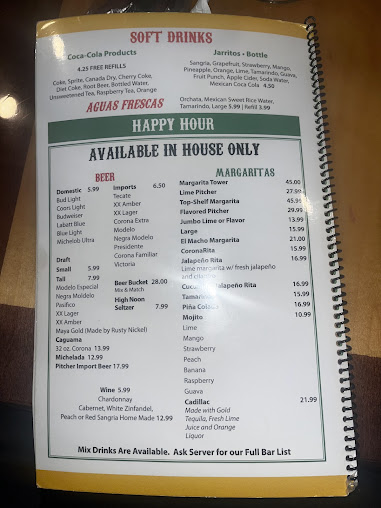 Menu Taqueria Los Mayas - 6