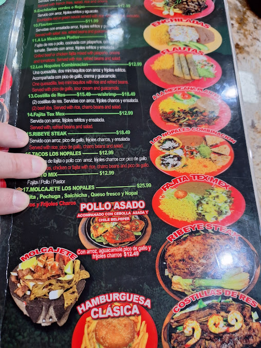 Menu Taqueria Los Nopales - 2