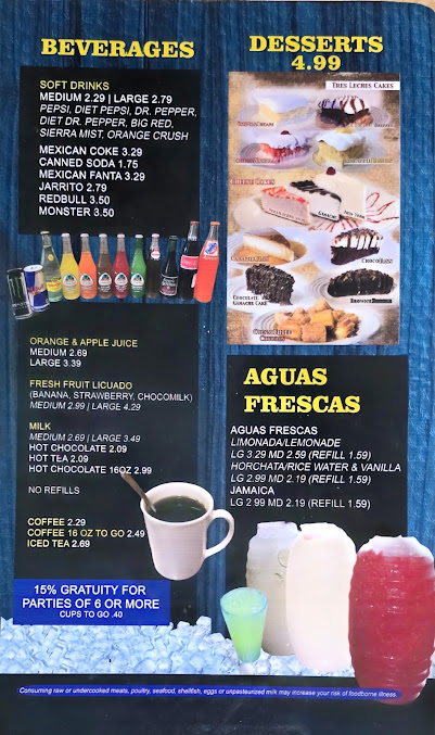 Menu Taqueria Los Potros De Jalisco - 5