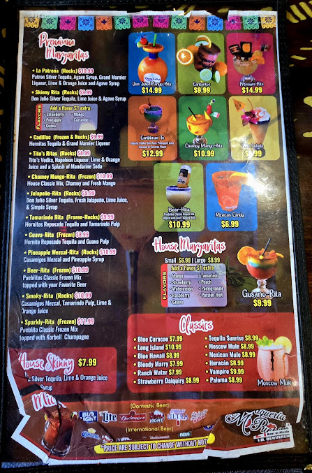 Menu Taquería Mi Pueblito - 0
