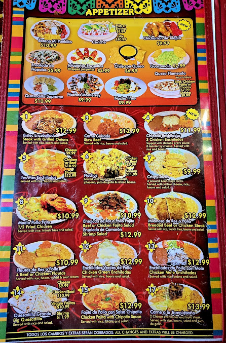 Menu Taquería Mi Pueblito - 2