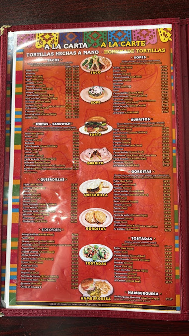 Menu Taquería Mi Pueblito - 4