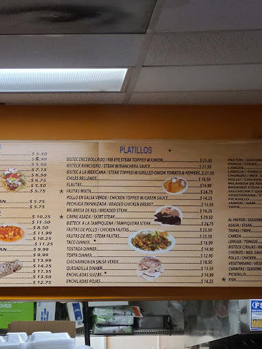 Menu Taquería Primo Chuki's - 2