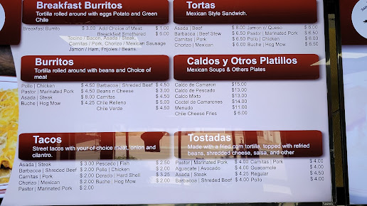 Menu Taqueria Rancho Alegre - 3
