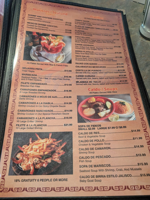 Menu Taqueria Tepatitlan - 6