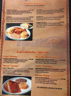 Menu Taqueria Tepatitlan - 9