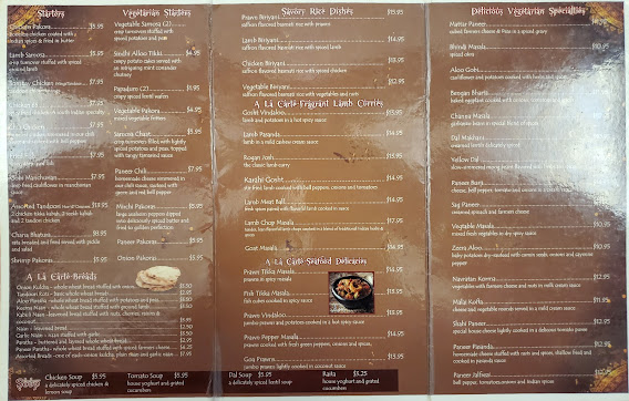 Menu Taste Of India Permian Basin - 0
