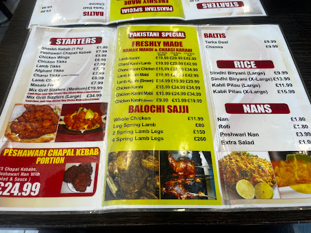 Menu Taste Of Pakistan Restaurant And Take Away - 3