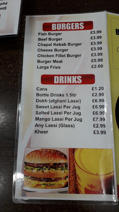 Menu Taste Of Pakistan Restaurant And Take Away - 4
