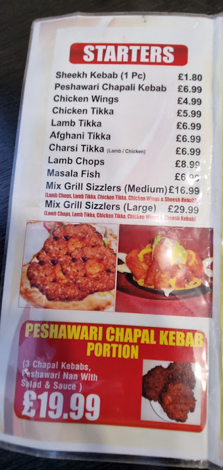 Menu Taste Of Pakistan Restaurant And Take Away - 7