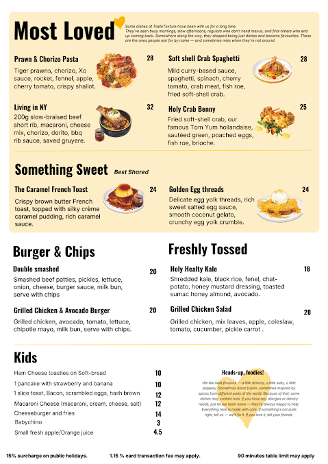 Menu Taste Texture - 3