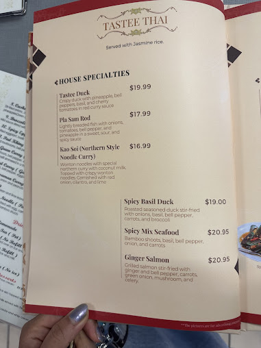 Menu Tastee Thai - 4
