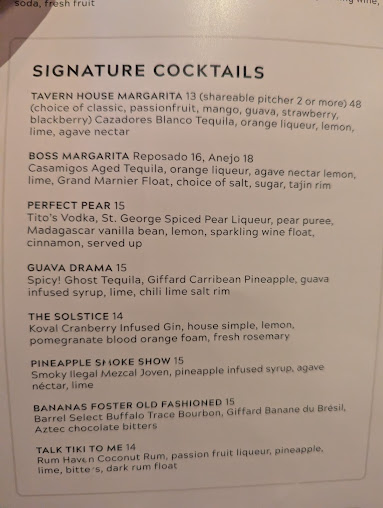 Menu Tavern In The Square - 2