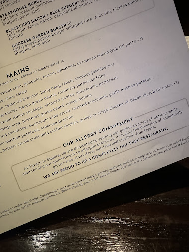 Menu Tavern In The Square - 5