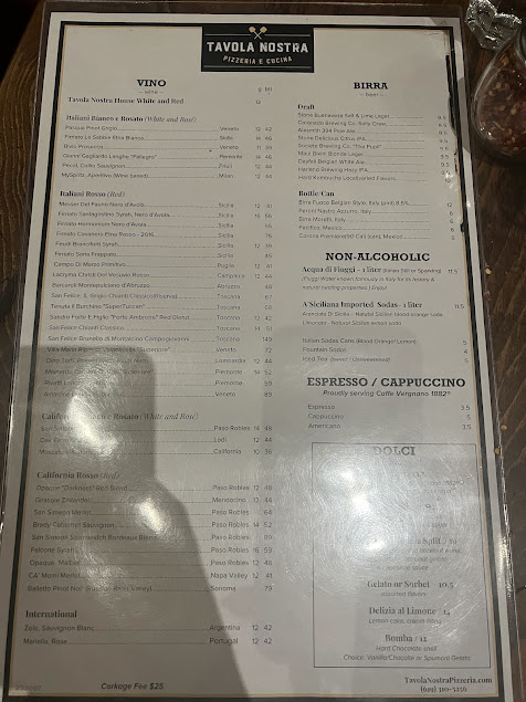Menu Tavola Nostra Pizzeria E Cucina - 5