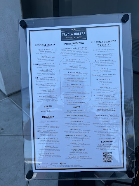 Menu Tavola Nostra Pizzeria E Cucina - 6