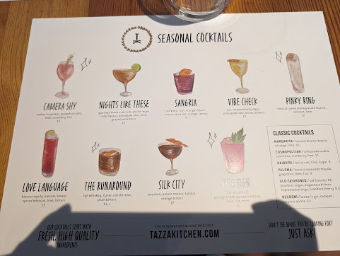 Menu Tazza Kitchen Stone Creek Village - 4