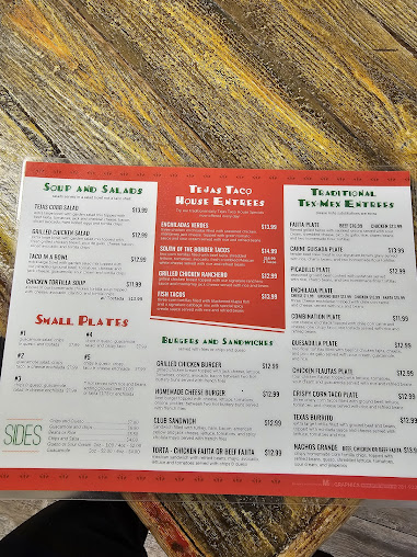 Menu Tejas Taco House - 0