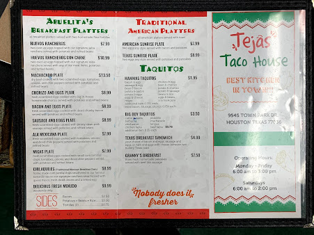 Menu Tejas Taco House - 7