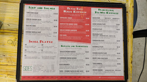 Menu Tejas Taco House - 8