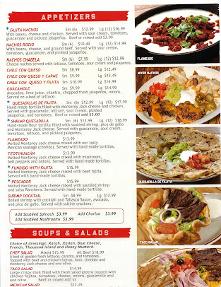 Menu Teotihuacán Mexican Café - 8