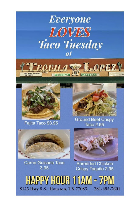 Menu Tequila Lopez Mexican Restaurant - 2