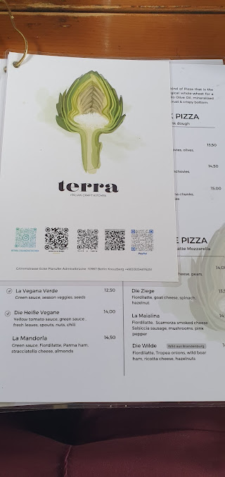 Menu Terra Italian Craft Kitchen - 8