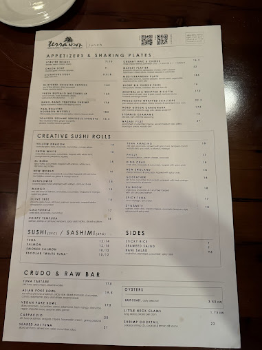 Menu Terra Nova Restaurant - 4
