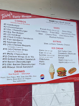 Menu Terry's Tasty Shoppe - 1