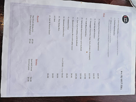 Menu Tew Thai Always Authentic - 1
