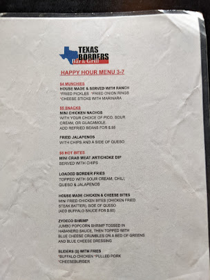 Menu Texas Borders - 3