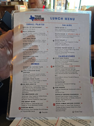 Menu Texas Borders - 5
