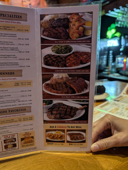 Menu Texas Roadhouse - 0