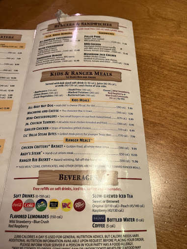 Menu Texas Roadhouse - 12