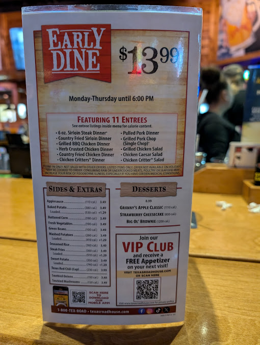 Menu Texas Roadhouse - 13