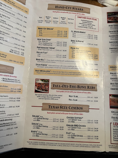 Menu Texas Roadhouse - 14