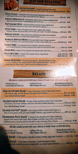 Menu Texas Roadhouse - 16