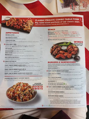 Menu Tgi Fridays - 0
