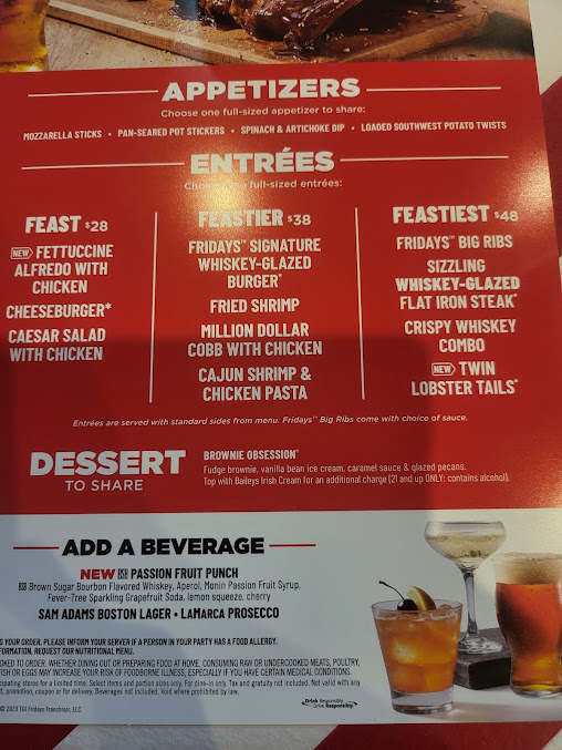 Menu Tgi Fridays - 3