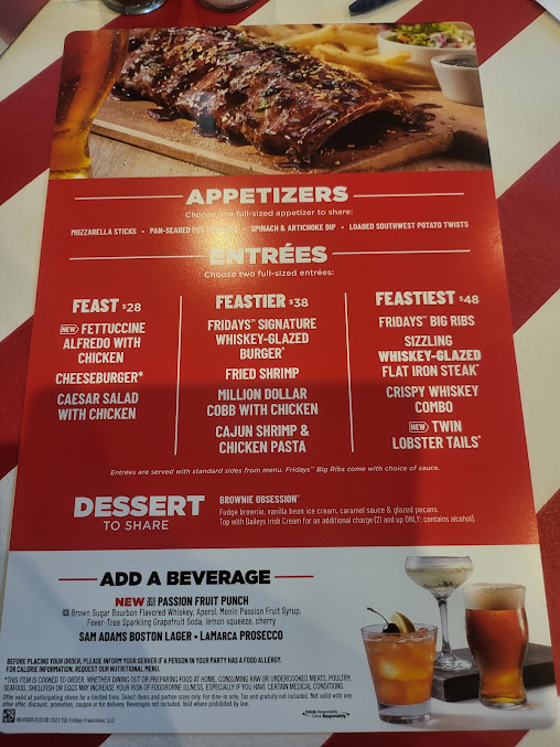 Menu Tgi Fridays - 4