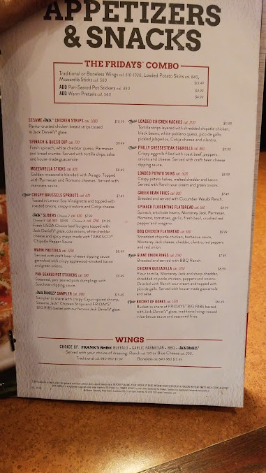 Menu Tgi Fridays - 9
