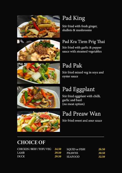 Menu Thai Cornar Restaurant - 0